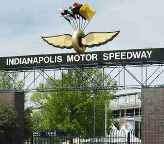 Front Entrance of Innianapolis Motor Speedway